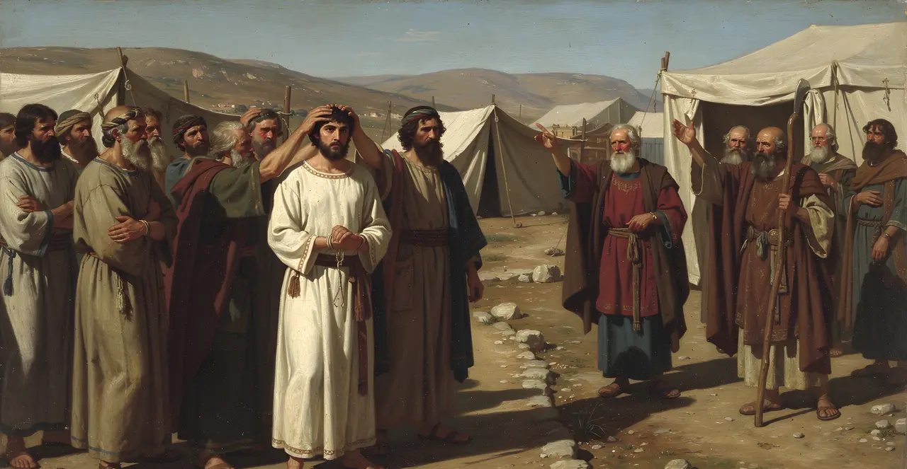 Leviticus 24:14-18 — Leviticus, oil painting · TruthPrints