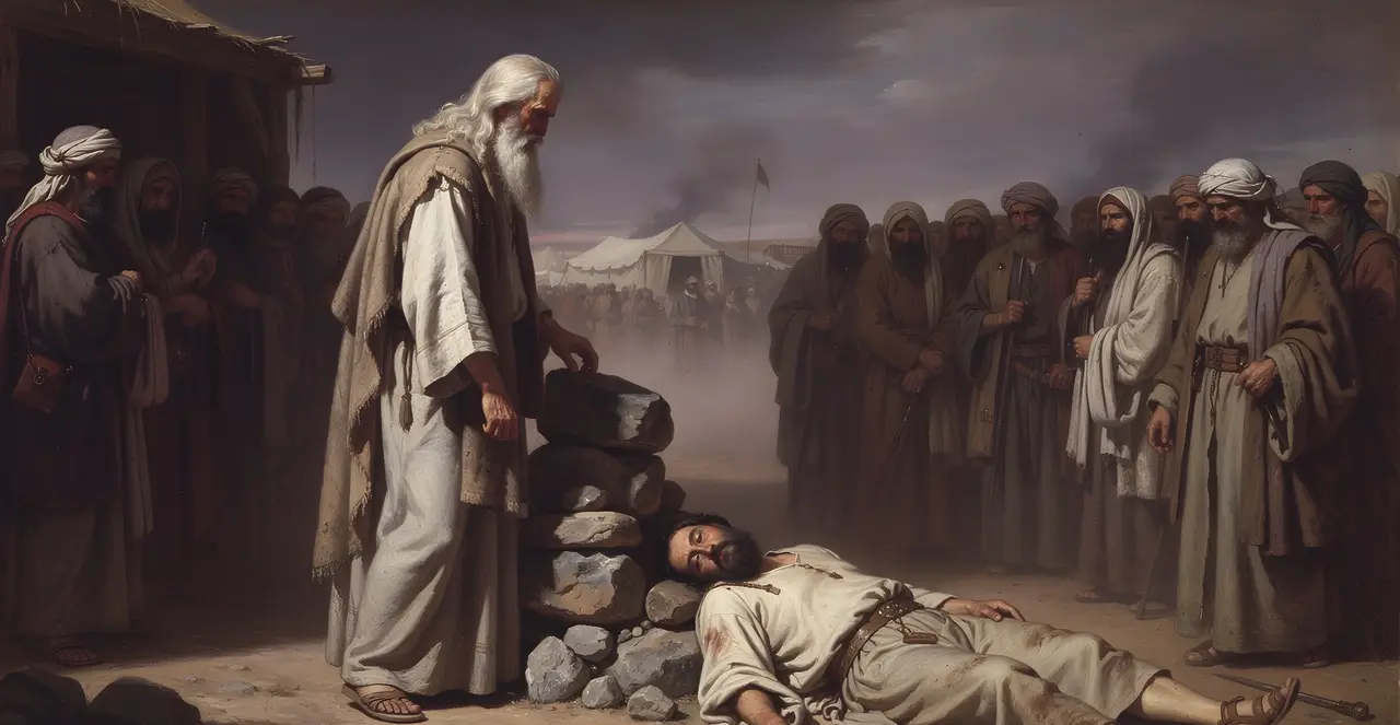 Leviticus 24:19-23 — Leviticus, oil painting · TruthPrints