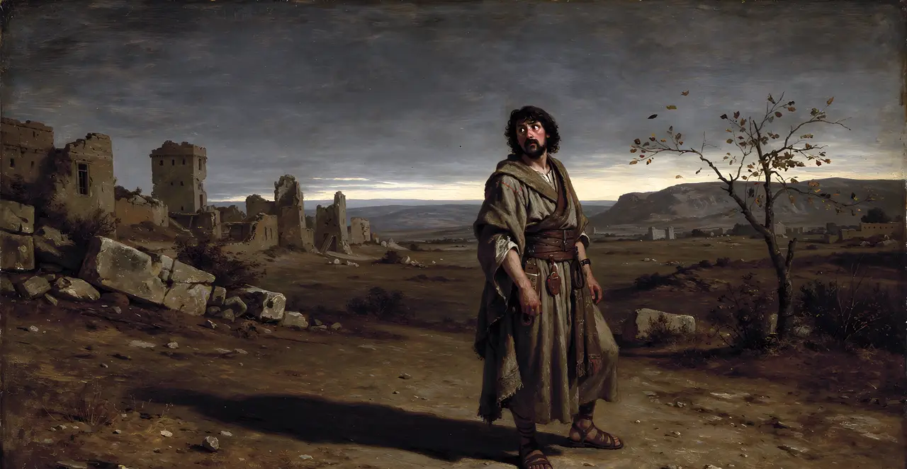 Leviticus 26:36-38 — Leviticus, oil painting · TruthPrints