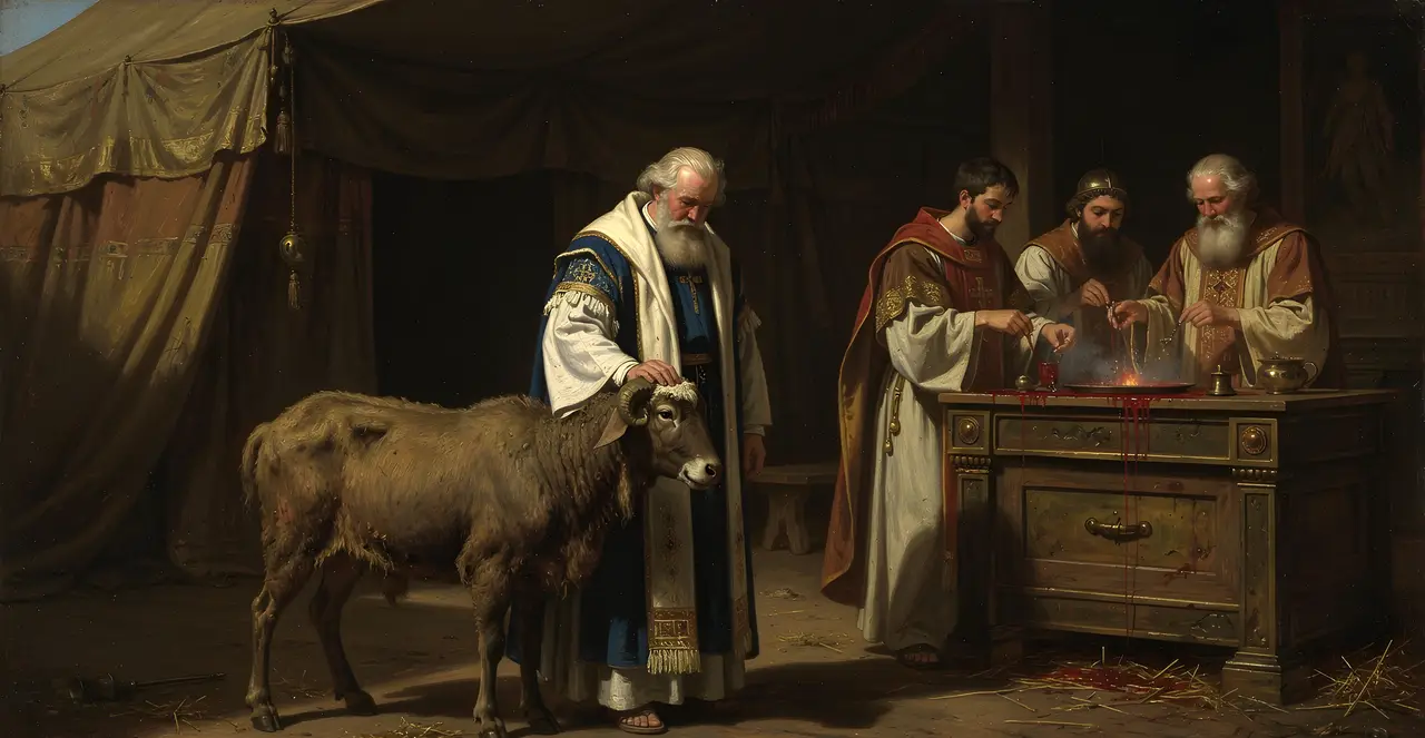 Leviticus 3:1-3 — Leviticus, oil painting · TruthPrints