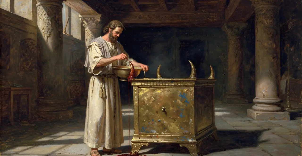 Leviticus 4:25-27 — Leviticus, oil painting · TruthPrints