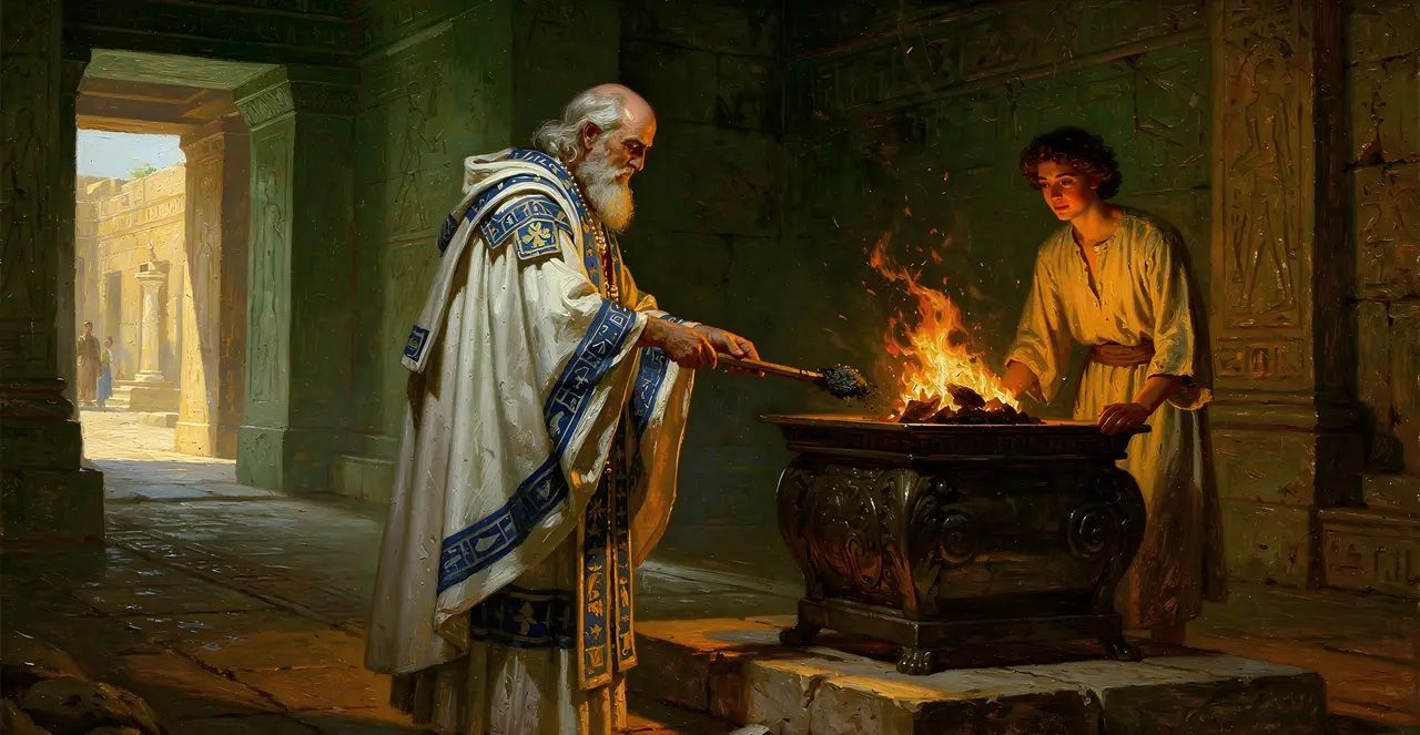Leviticus 6:9-11 — Leviticus, oil painting · TruthPrints