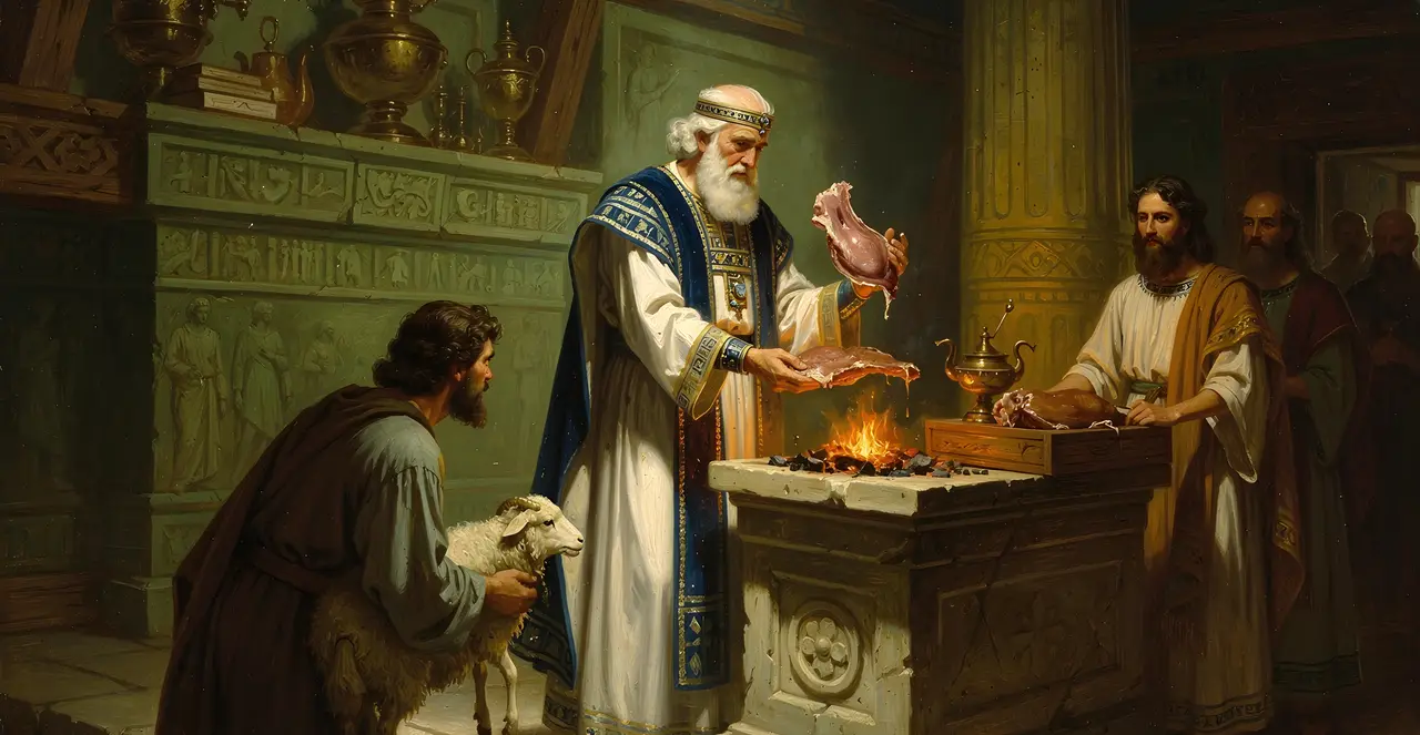 Leviticus 7:29-32 — Leviticus, oil painting · TruthPrints