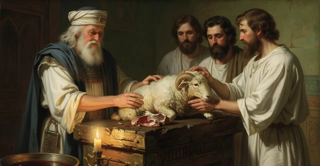Leviticus 8:18-21 — Leviticus, oil painting · TruthPrints