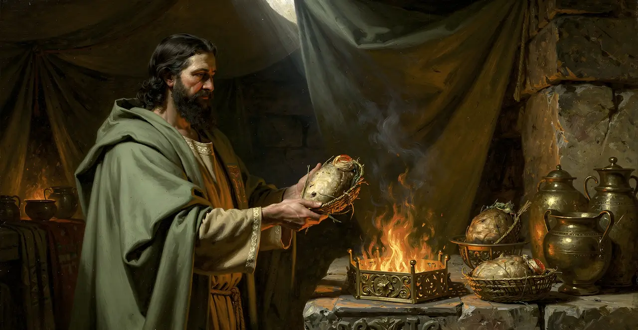 Leviticus 8:28-29 — Leviticus, oil painting · TruthPrints