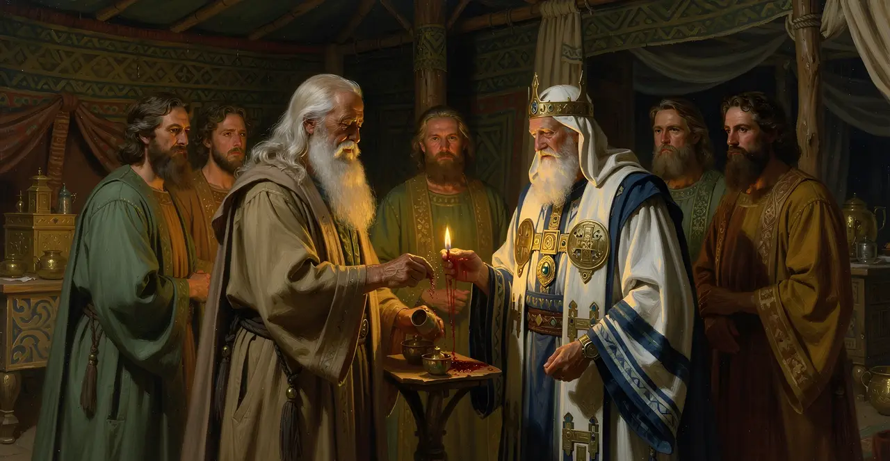 Leviticus 8:30-32 — Leviticus, oil painting · TruthPrints