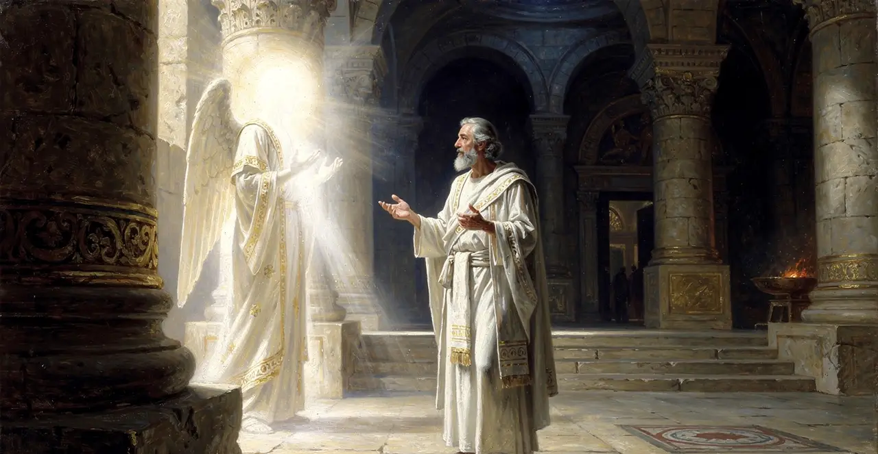 Luke 1:18-21 — Luke, oil painting · TruthPrints