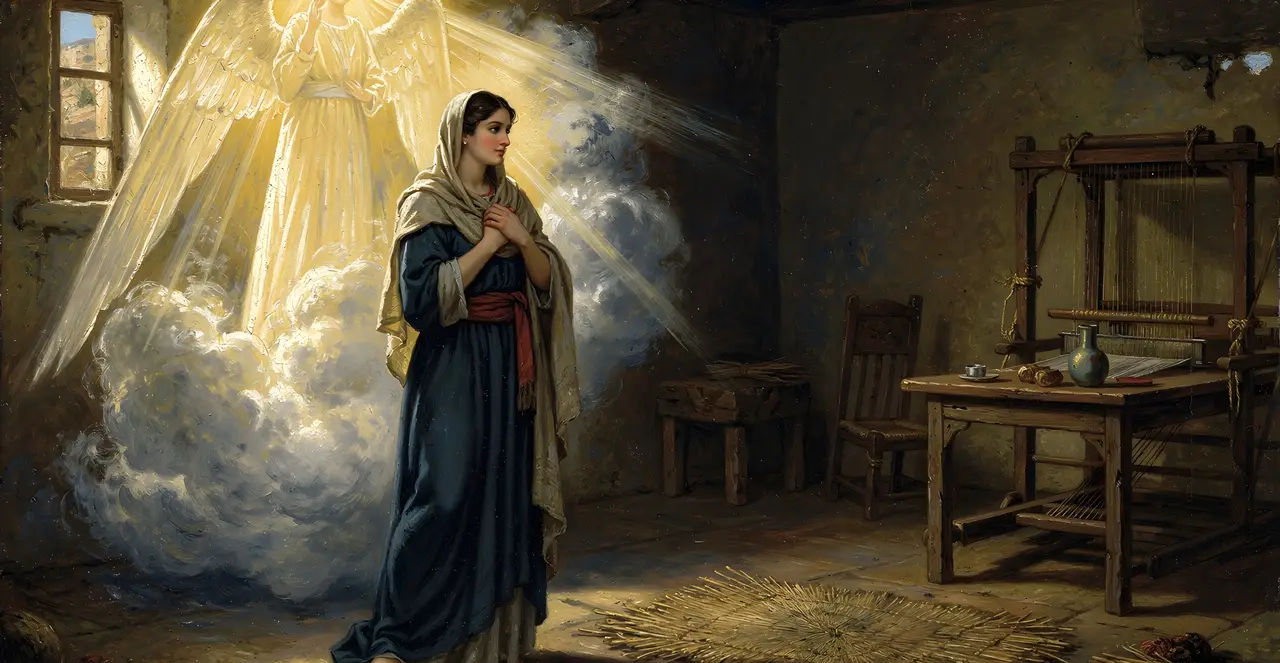 Luke 1:32-35 — Luke, oil painting · TruthPrints