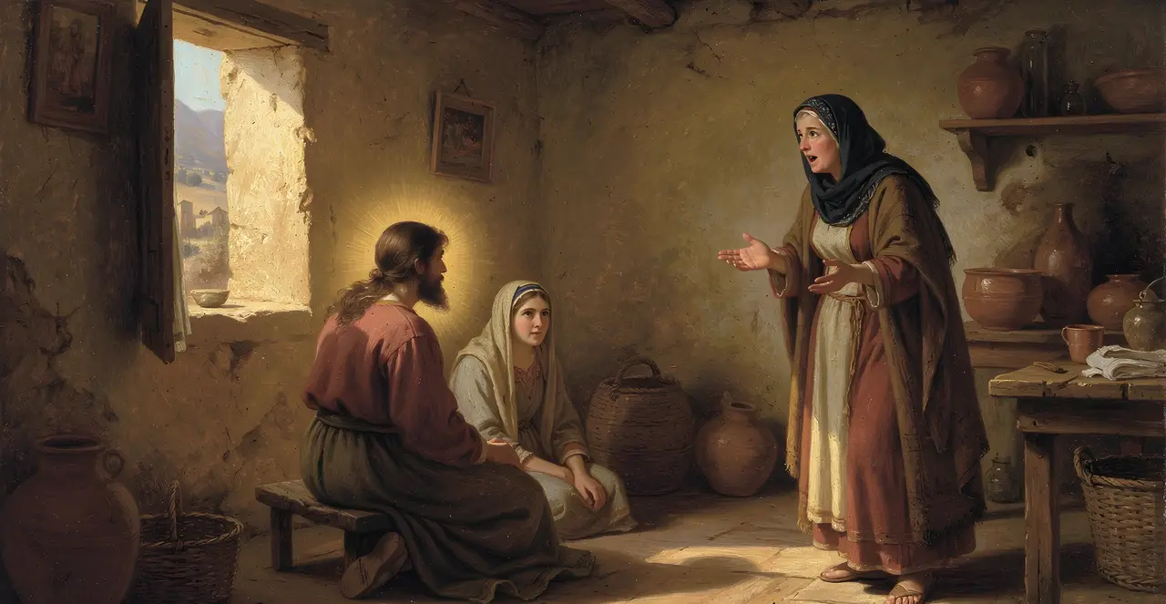 Luke 10:36-40 — Luke, oil painting · TruthPrints