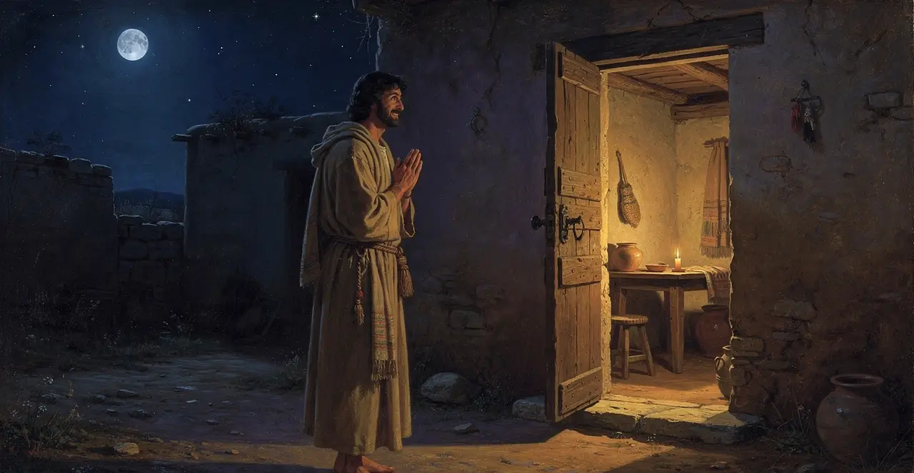 Luke 11:5-7 — Luke, oil painting · TruthPrints