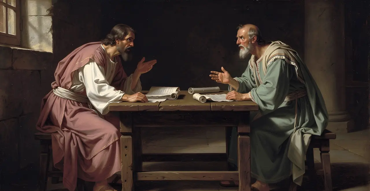 Luke 11:50-53 — Luke, oil painting · TruthPrints