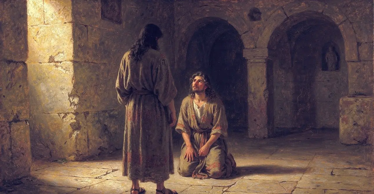Luke 11:8-10 — Luke, oil painting · TruthPrints