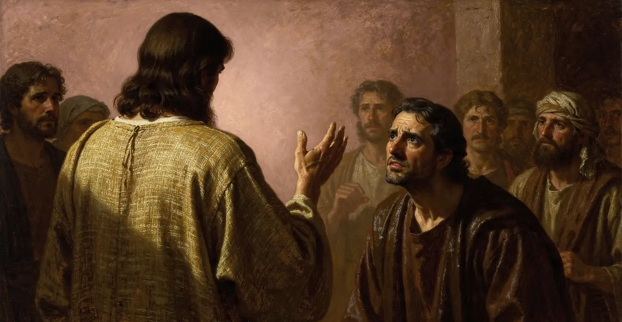 Luke 12:13-17 — Luke, oil painting · TruthPrints