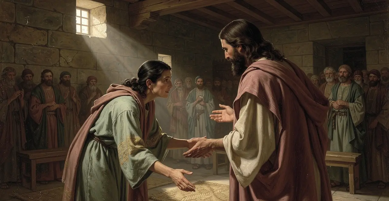 Luke 13:11-14 — Luke, oil painting · TruthPrints