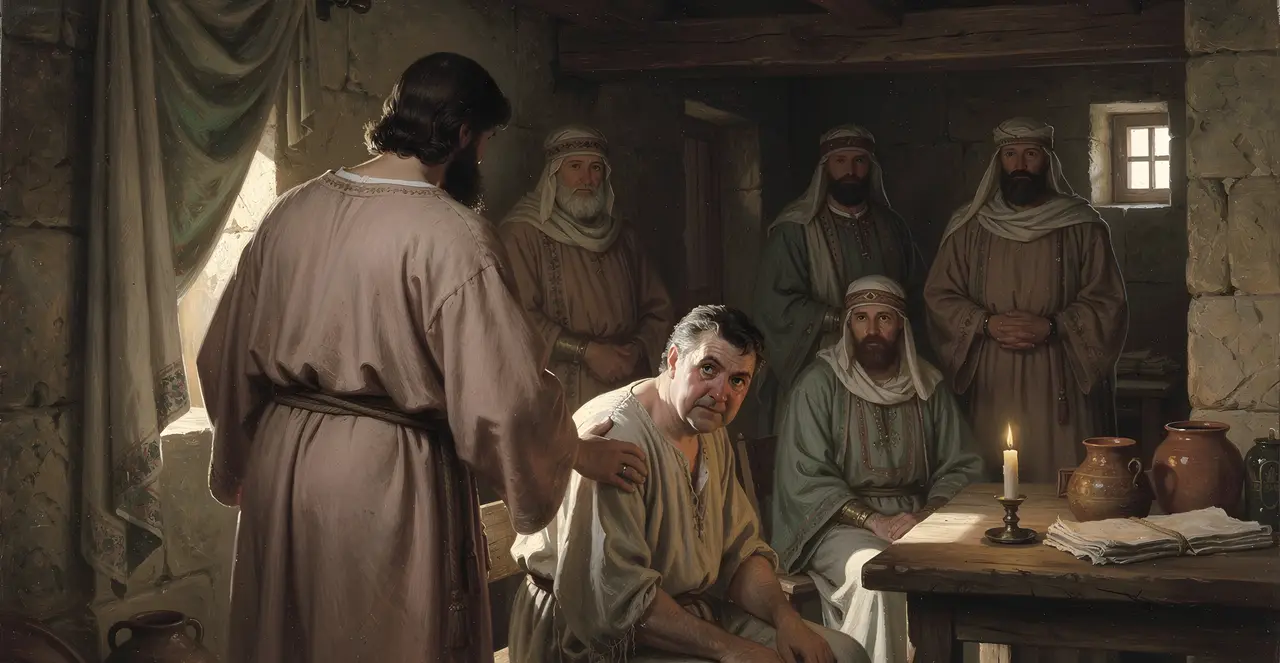 Luke 14:1-6 — Luke, oil painting · TruthPrints