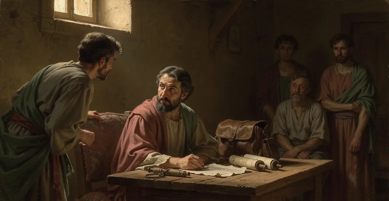 Luke 14:13-17 — Luke, oil painting · TruthPrints