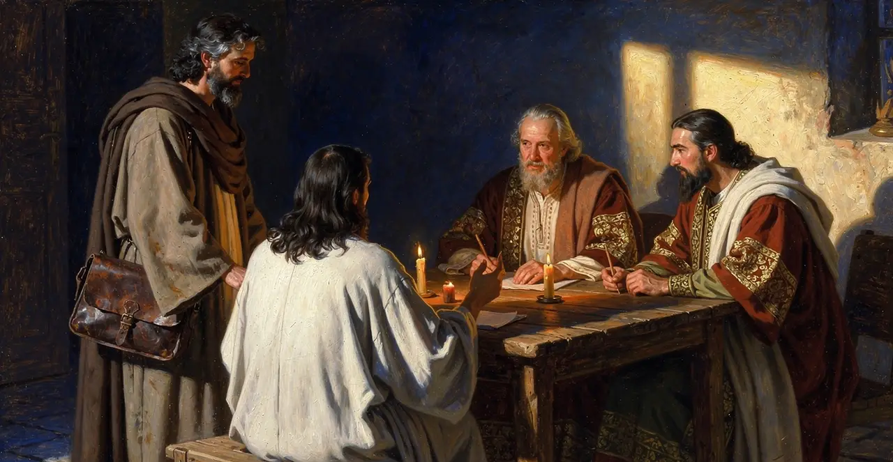 Luke 15:1-6 — Luke, oil painting · TruthPrints