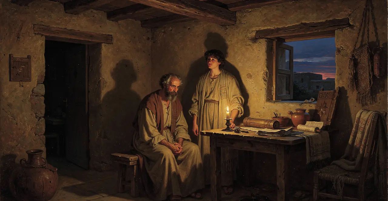 Luke 15:29-32 — Luke, oil painting · TruthPrints