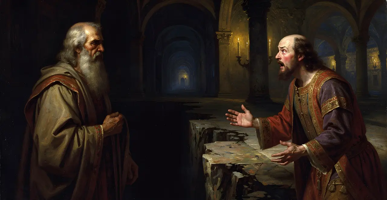 Luke 16:25-28 — Luke, oil painting · TruthPrints