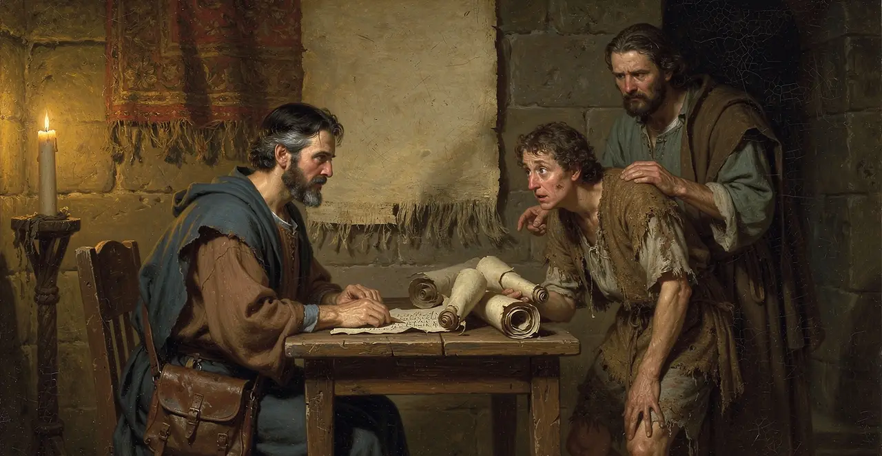 Luke 16:5-8 — Luke, oil painting · TruthPrints