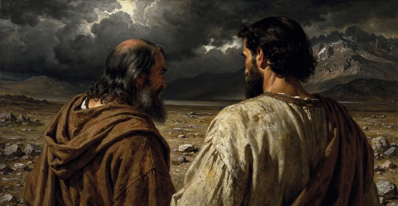 Luke 17:26-29 — Luke, oil painting · TruthPrints