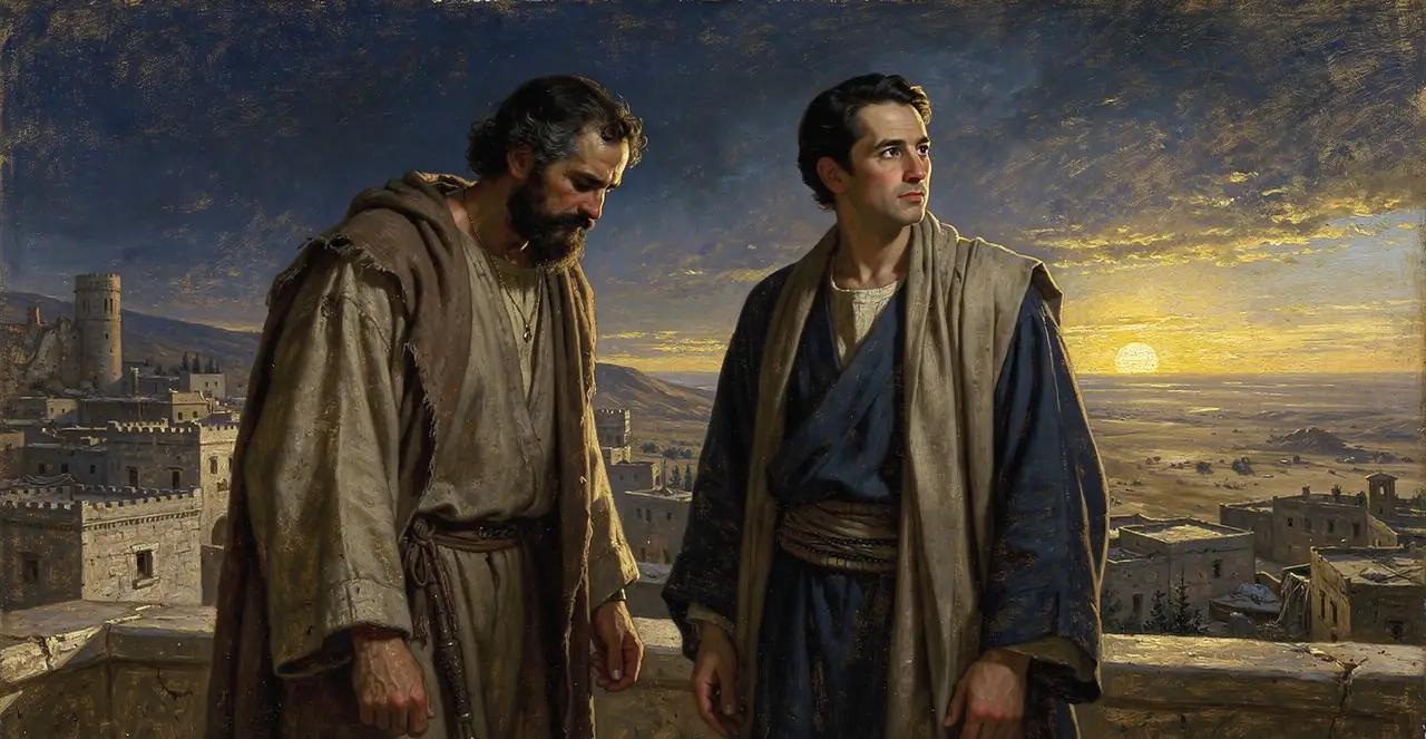 Luke 17:30-34 — Luke, oil painting · TruthPrints