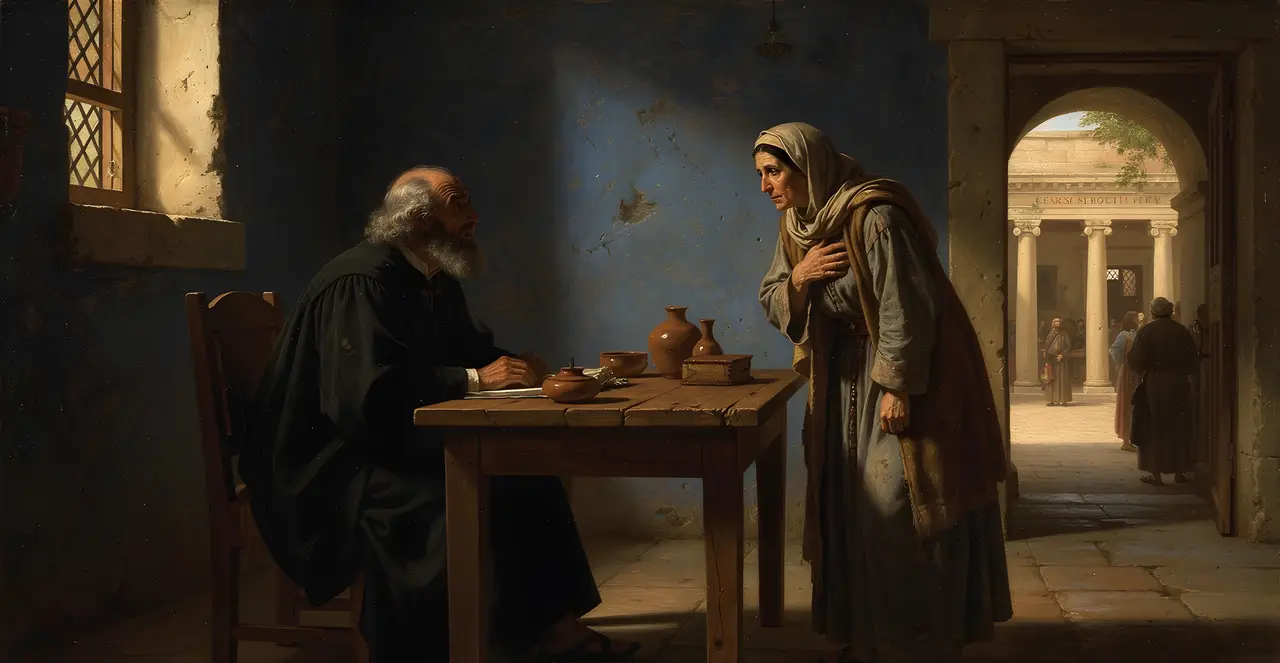 Luke 18:1-6 — Luke, oil painting · TruthPrints