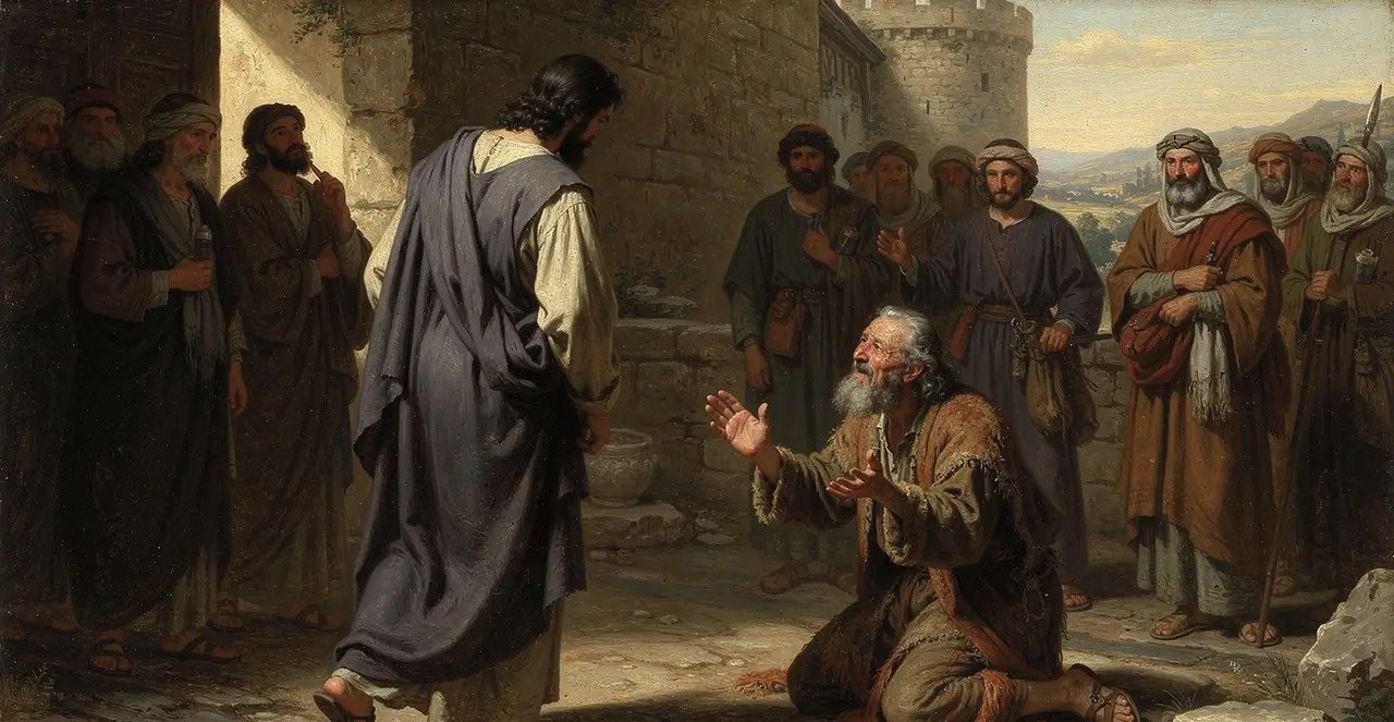 Luke 18:37-42 — Luke, oil painting · TruthPrints