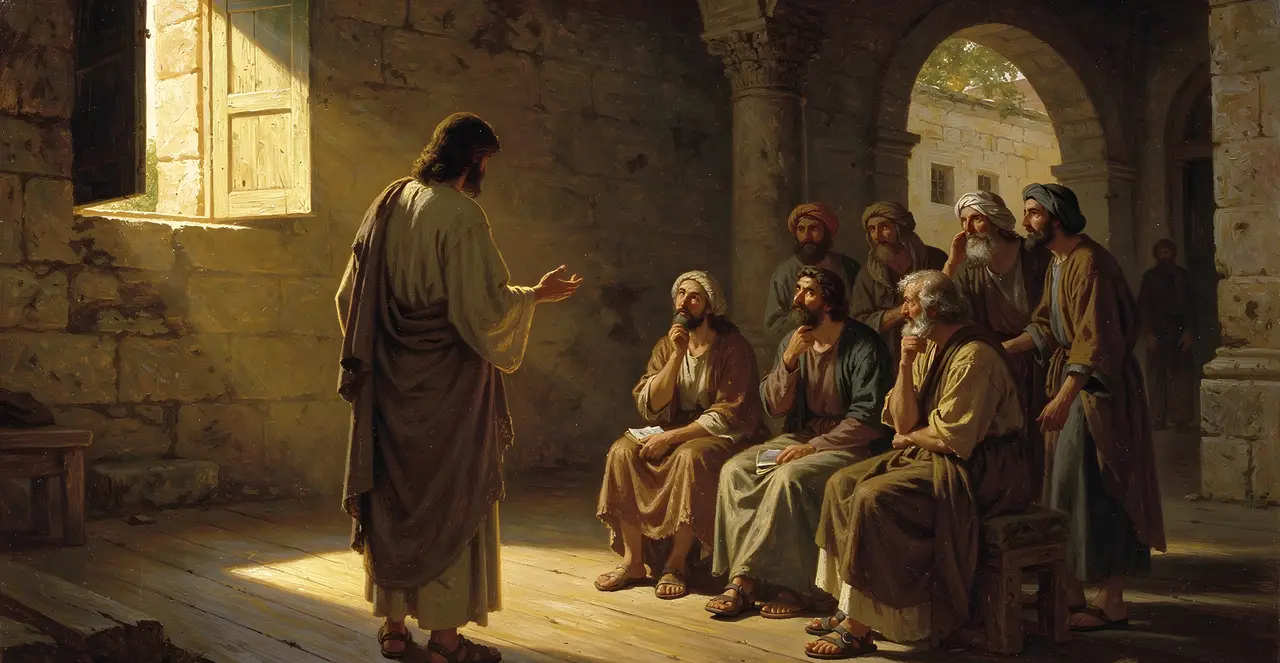 Luke 19:24-28 — Luke, oil painting · TruthPrints