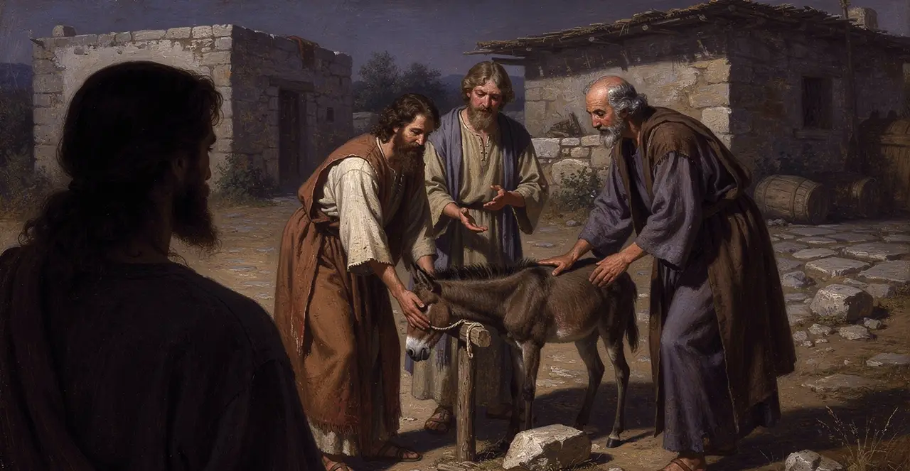 Luke 19:29-34 — Luke, oil painting · TruthPrints