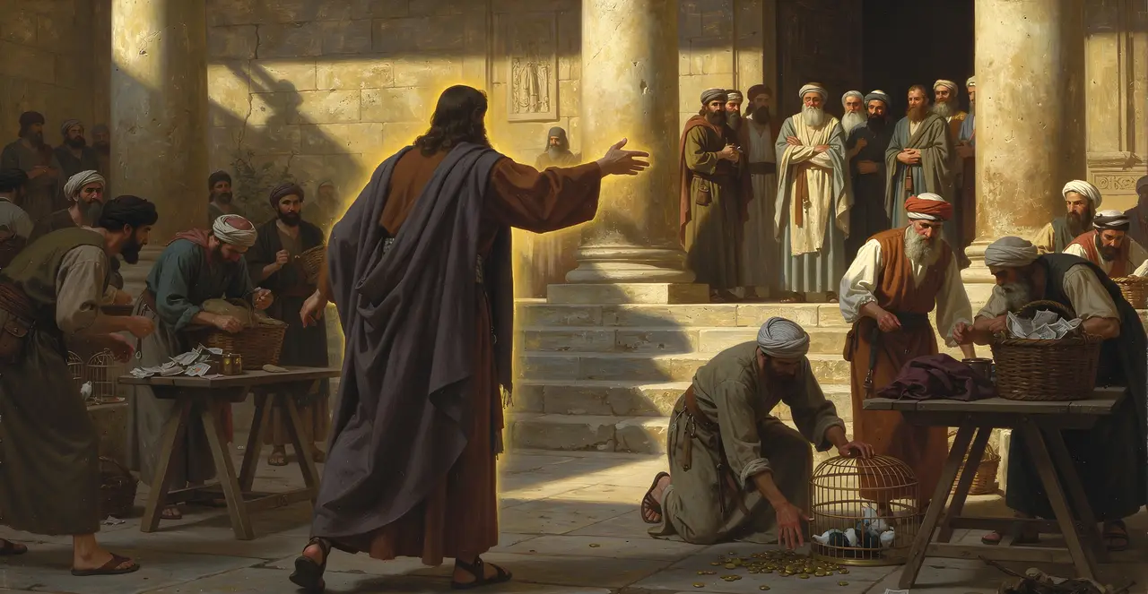 Luke 19:45-48 — Luke, oil painting · TruthPrints
