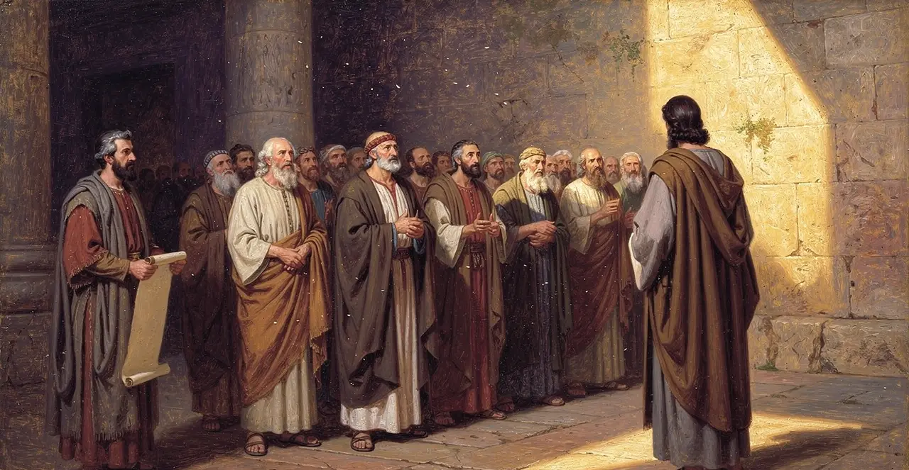 Luke 20:1-5 — Luke, oil painting · TruthPrints