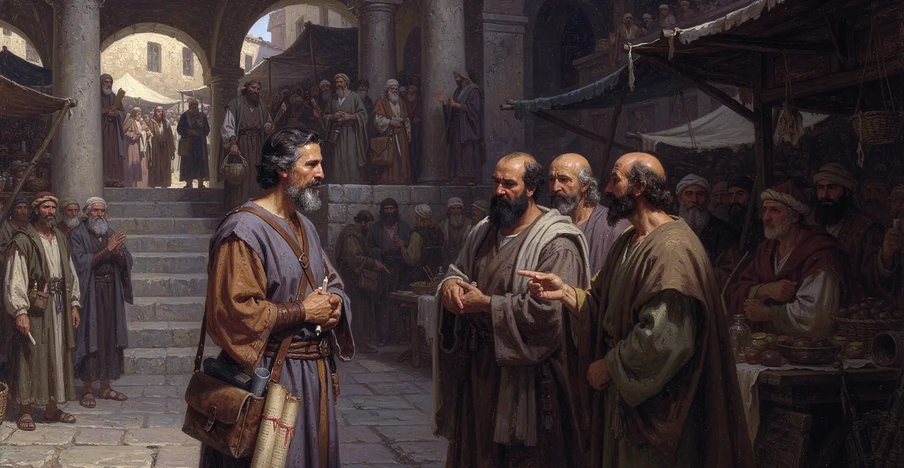 Luke 20:20-24 — Luke, oil painting · TruthPrints