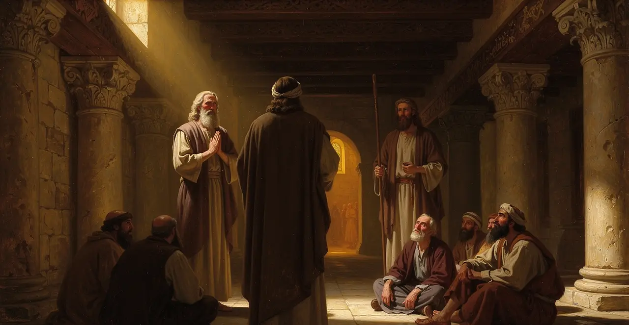Luke 20:37-43 — Luke, oil painting · TruthPrints