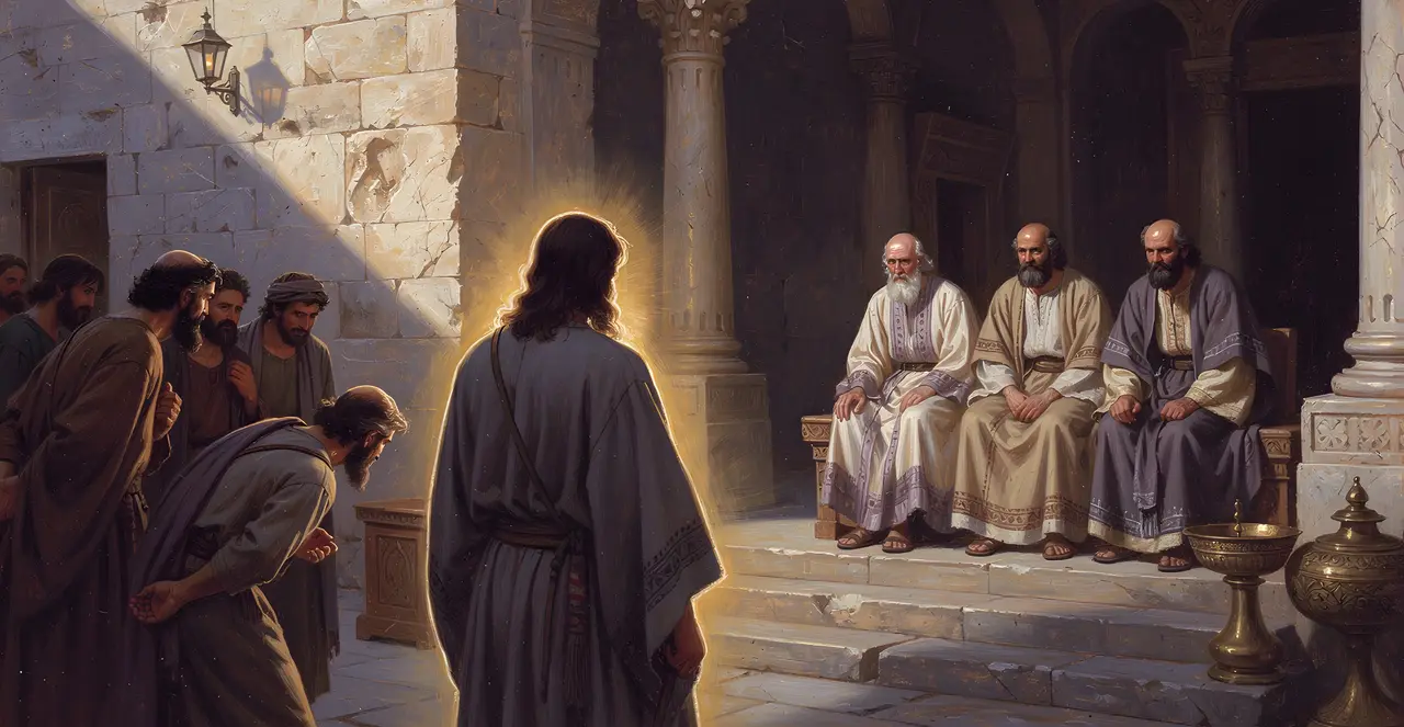 Luke 20:44-47 — Luke, oil painting · TruthPrints