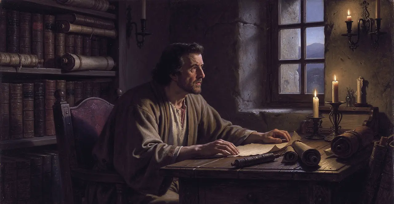 Luke 21:30-34 — Luke, oil painting · TruthPrints