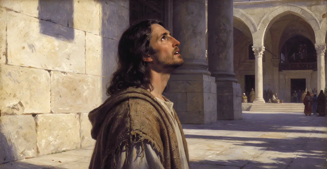 Luke 21:6-9 — Luke, oil painting · TruthPrints