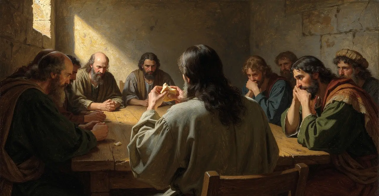 Luke 22:19-23 — Luke, oil painting · TruthPrints