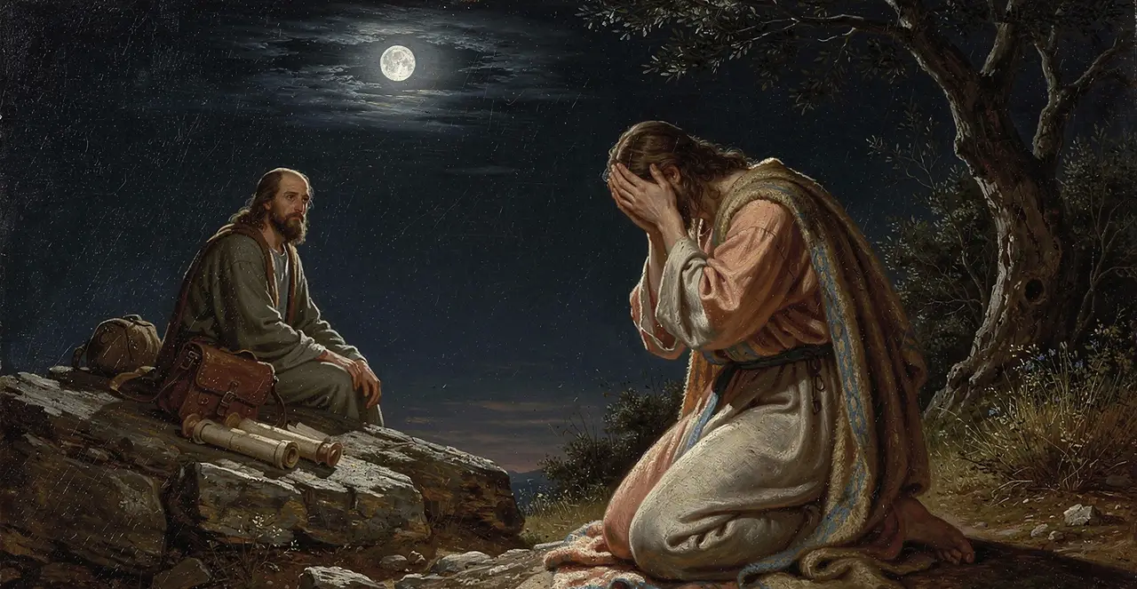 Luke 22:38-43 — Luke, oil painting · TruthPrints