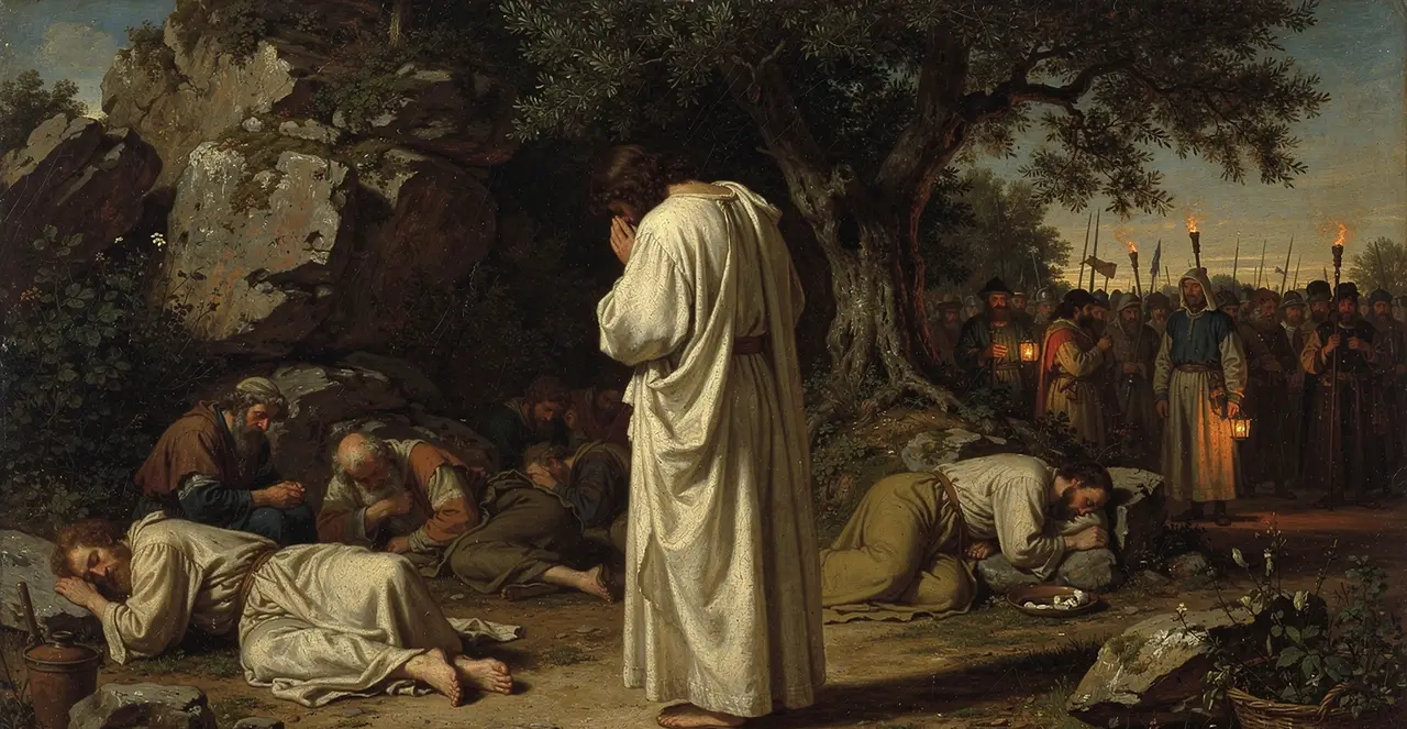 Luke 22:44-48 — Luke, oil painting · TruthPrints