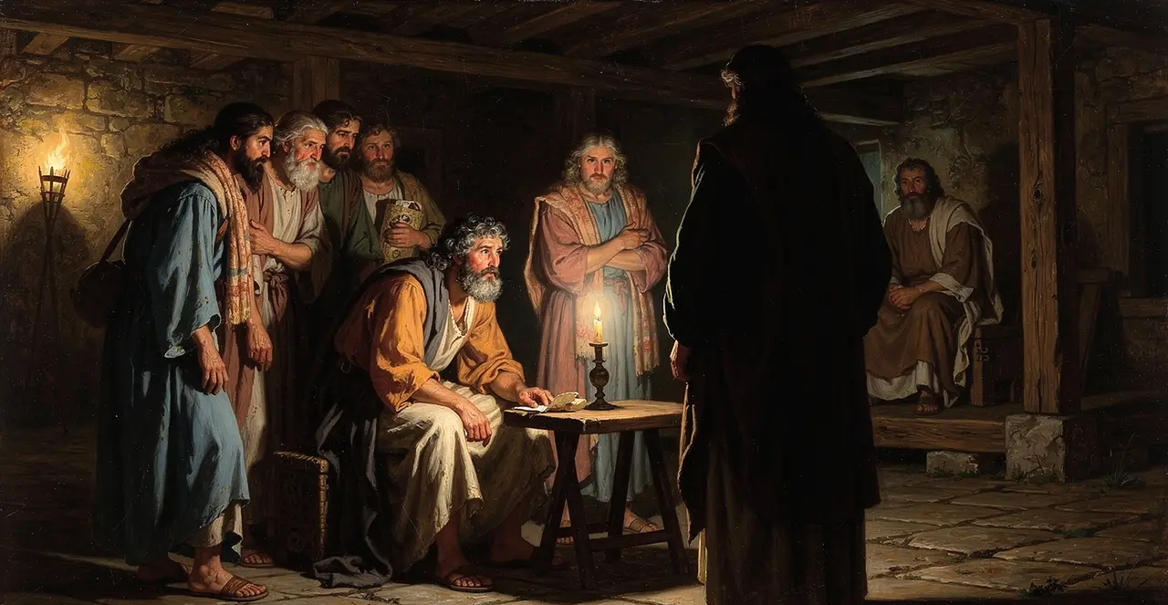 Luke 22:53-57 — Luke, oil painting · TruthPrints