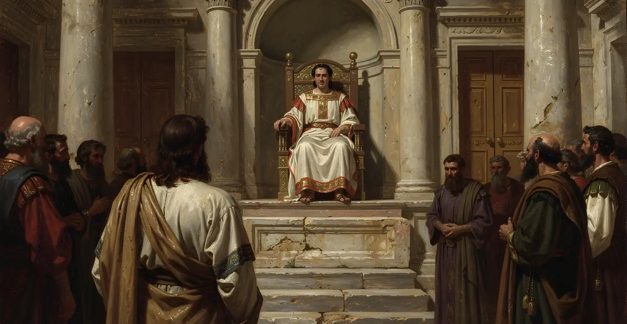 Luke 23:1-6 — Luke, oil painting · TruthPrints