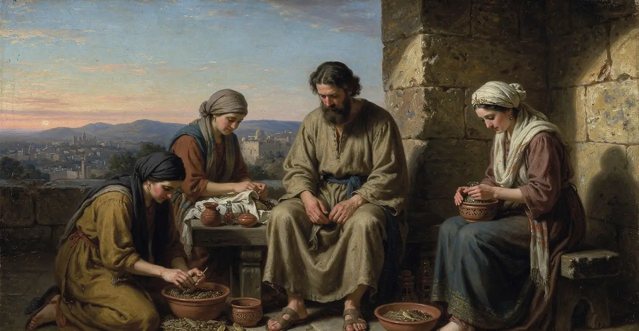 Luke 23:54-56 — Luke, oil painting · TruthPrints