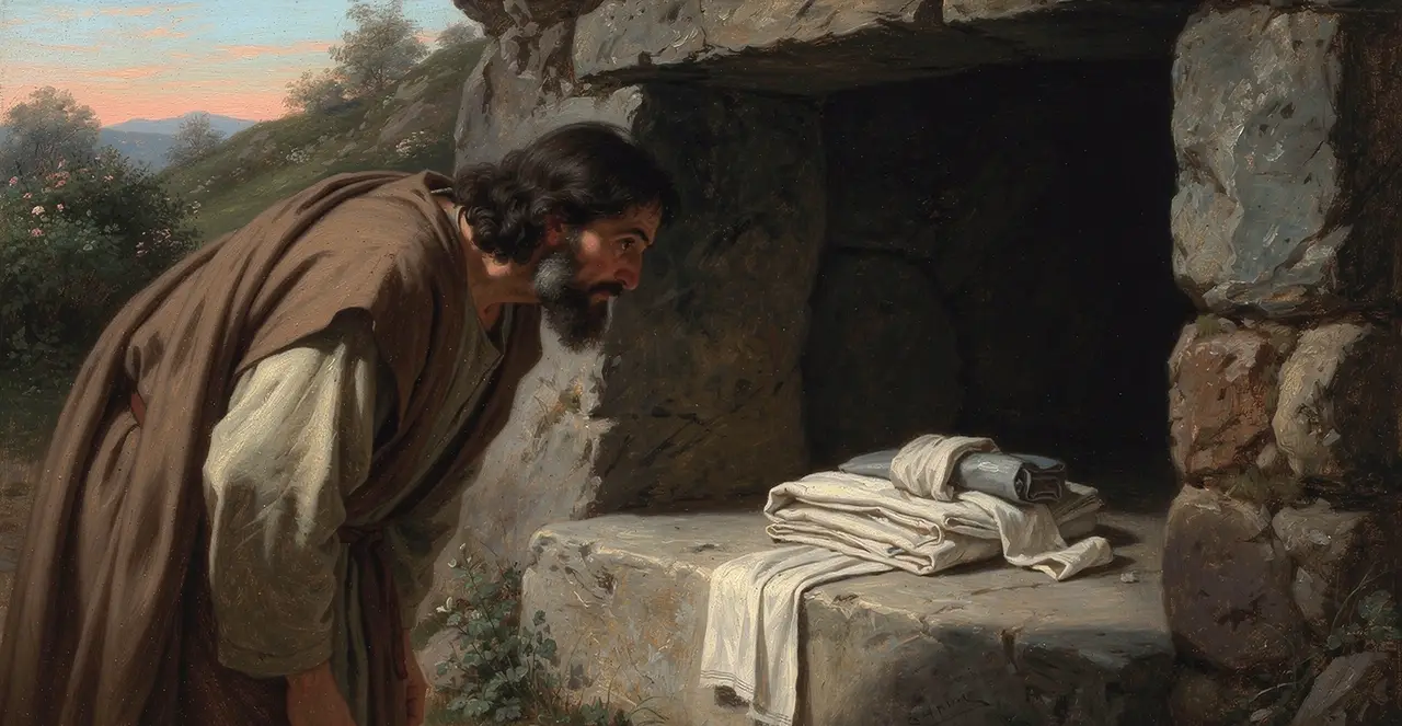 Luke 24:12-17 — Luke, oil painting · TruthPrints