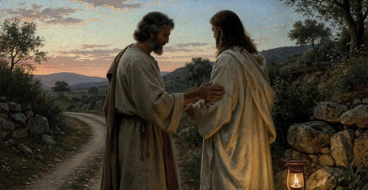 Luke 24:37-42 — Luke, oil painting · TruthPrints
