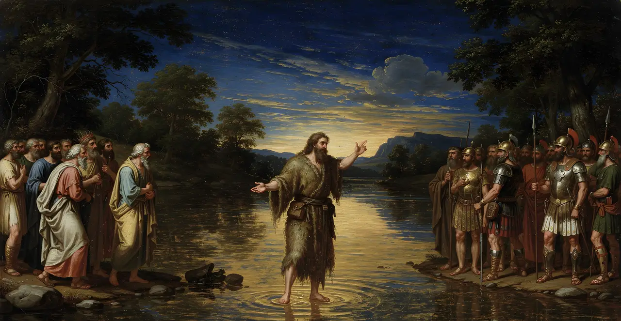 Luke 3:12-15 — Luke, oil painting · TruthPrints