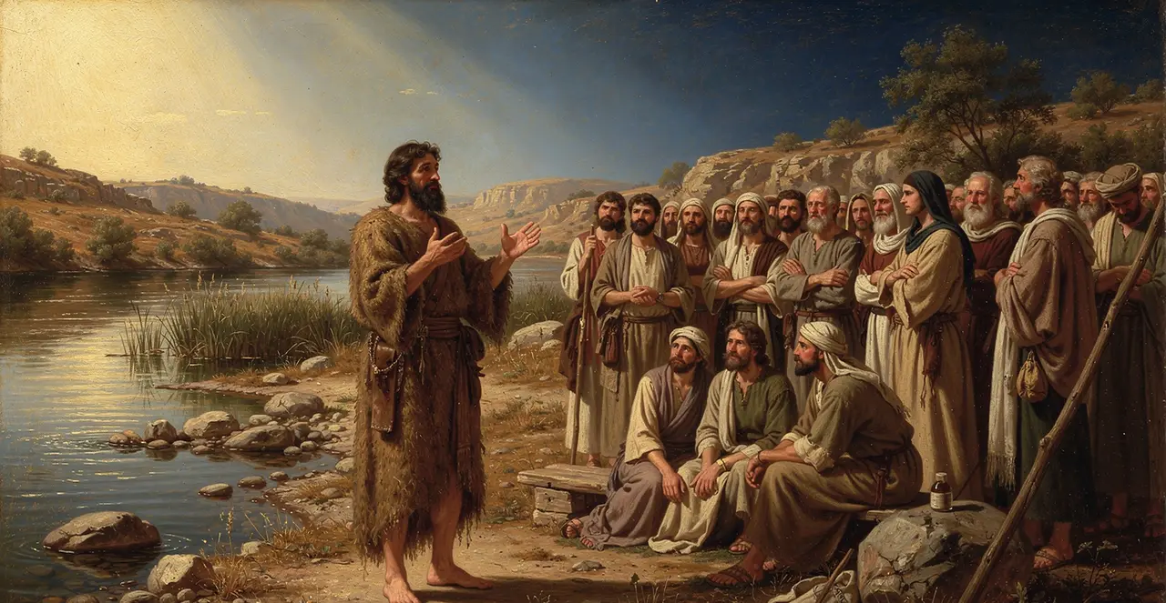 Luke 3:8-11 — Luke, oil painting · TruthPrints