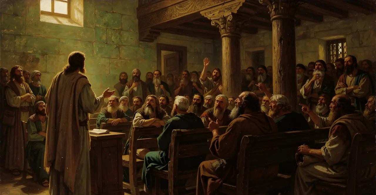 Luke 4:25-28 — Luke, oil painting · TruthPrints