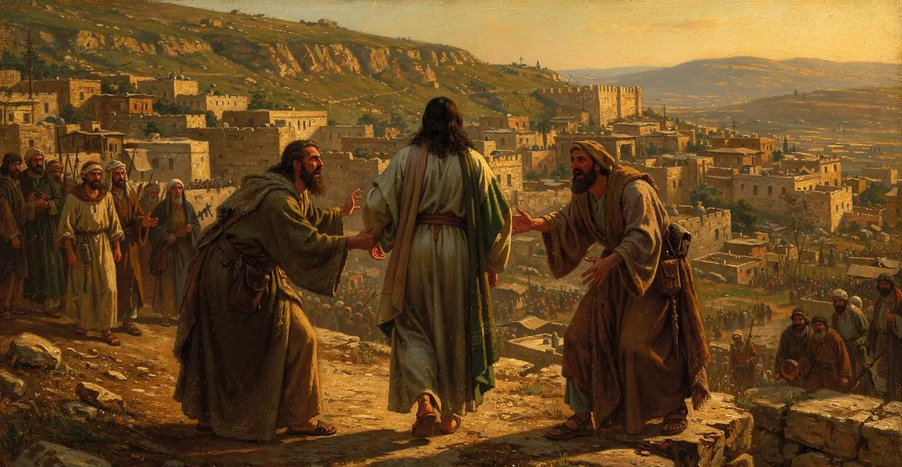 Luke 4:29-33 — Luke, oil painting · TruthPrints