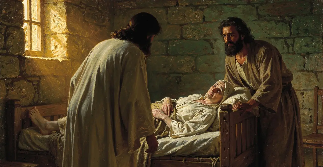 Luke 4:38-41 — Luke, oil painting · TruthPrints
